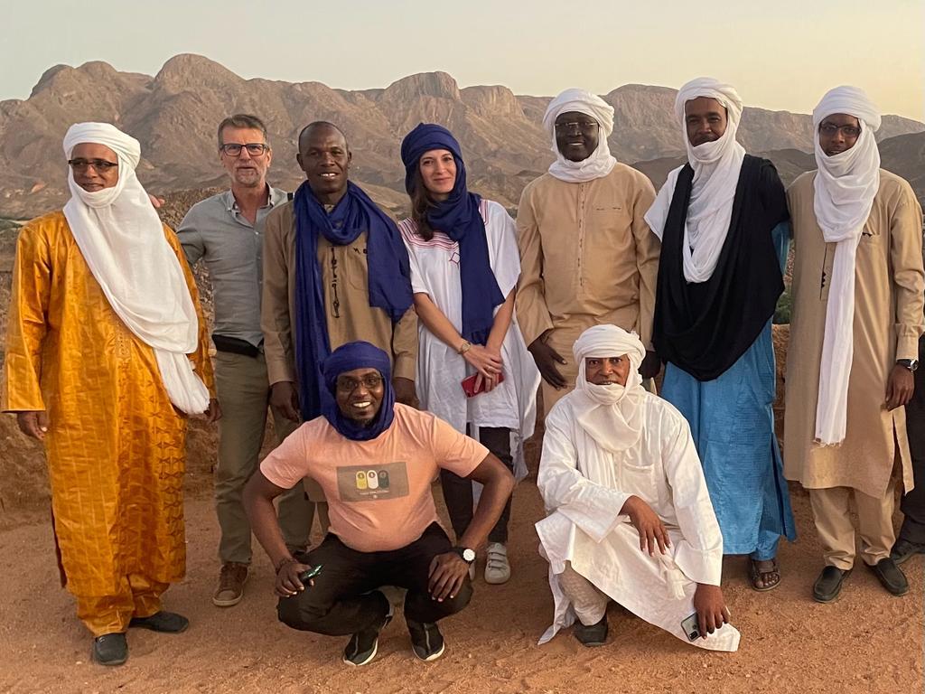 ambafr_au_niger's tweet photo. L’Agence française de développement @AFD_France et l’Union Européenne @dueniger se sont rendues dans la région d’#Agadez pour visiter les réalisations du Projet Pôles Ruraux financé par les deux institutions à hauteur de 44 milliards FCFA. https://t.co/du7WPjFJqG