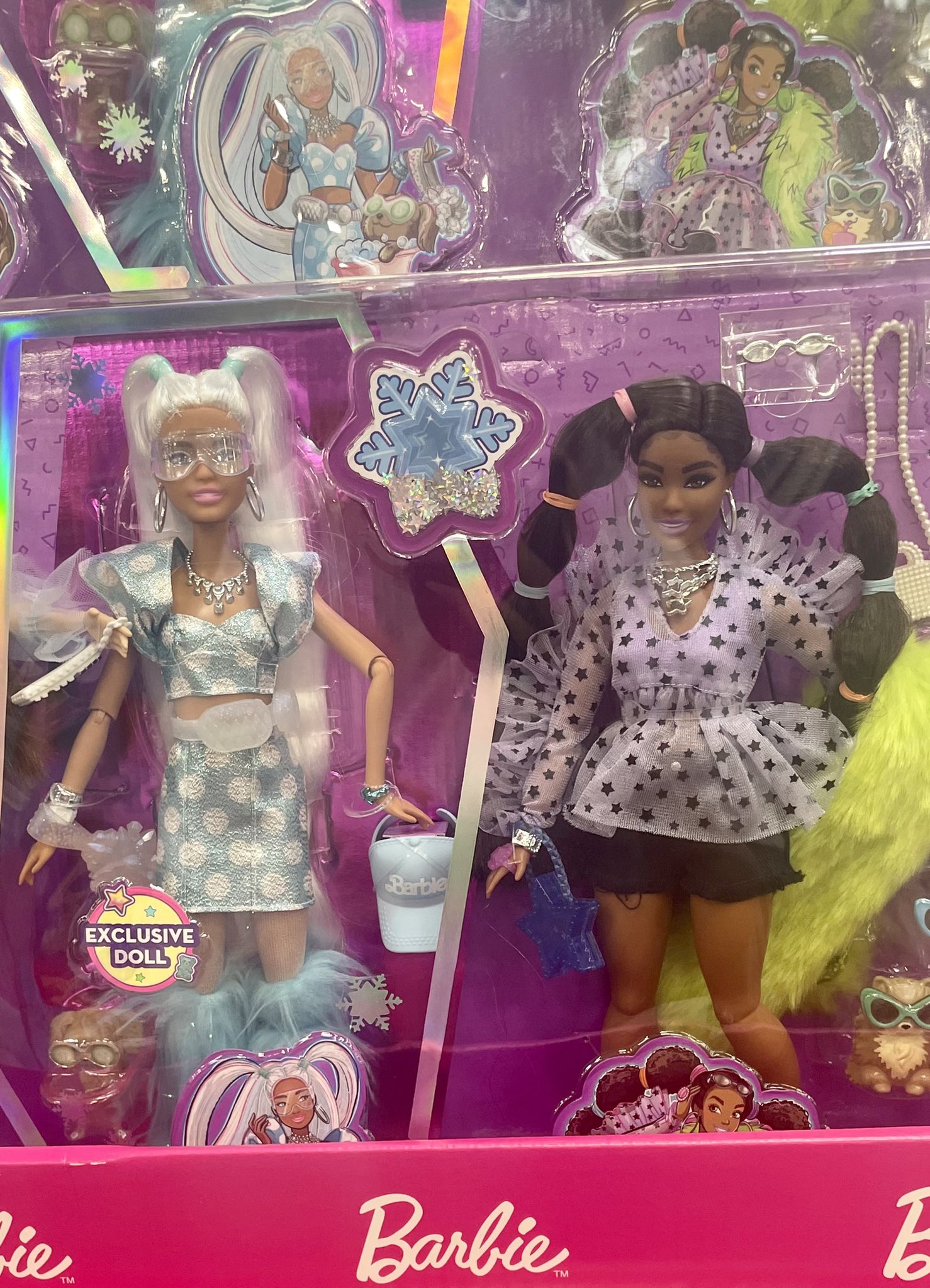 Thick black online barbie