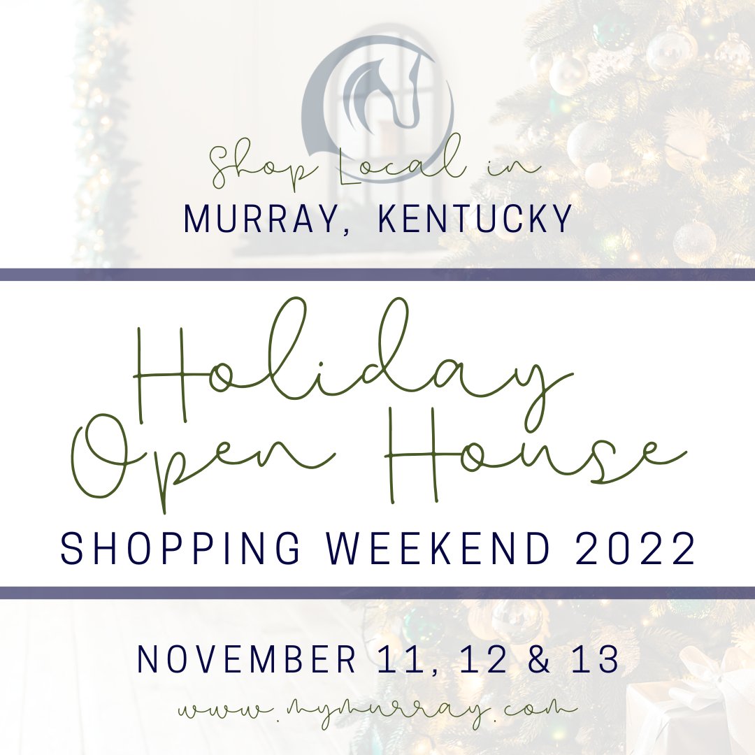 Make your list and check it twice this weekend as you prepare for Holiday Open House in Murray, Kentucky! Don't miss out on amazing deals from our local businesses. While you are here, make sure to stop in and grab a bite from a local restaurant or coffee shop! #myMKY #ShopLocal