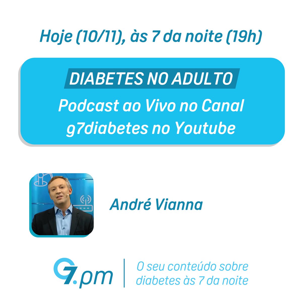 G7diabetes's tweet photo. Hoje às 19h no canal do YouTube
https://t.co/hiJp5sxvHd
Imperdível!!!! https://t.co/KMb935jjsV