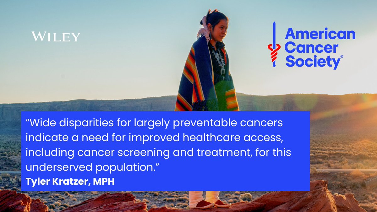 Hear from @AmericanCancer Society research scientist Tyler Kratzer, MPH, who discusses key findings from the latest report on #CancerStatistics for American Indian and Alaska Native individuals.

🔗: ow.ly/PbEq50LA5iN

#NativeAmericanHeritageMonth @CAonline @ACS_Research