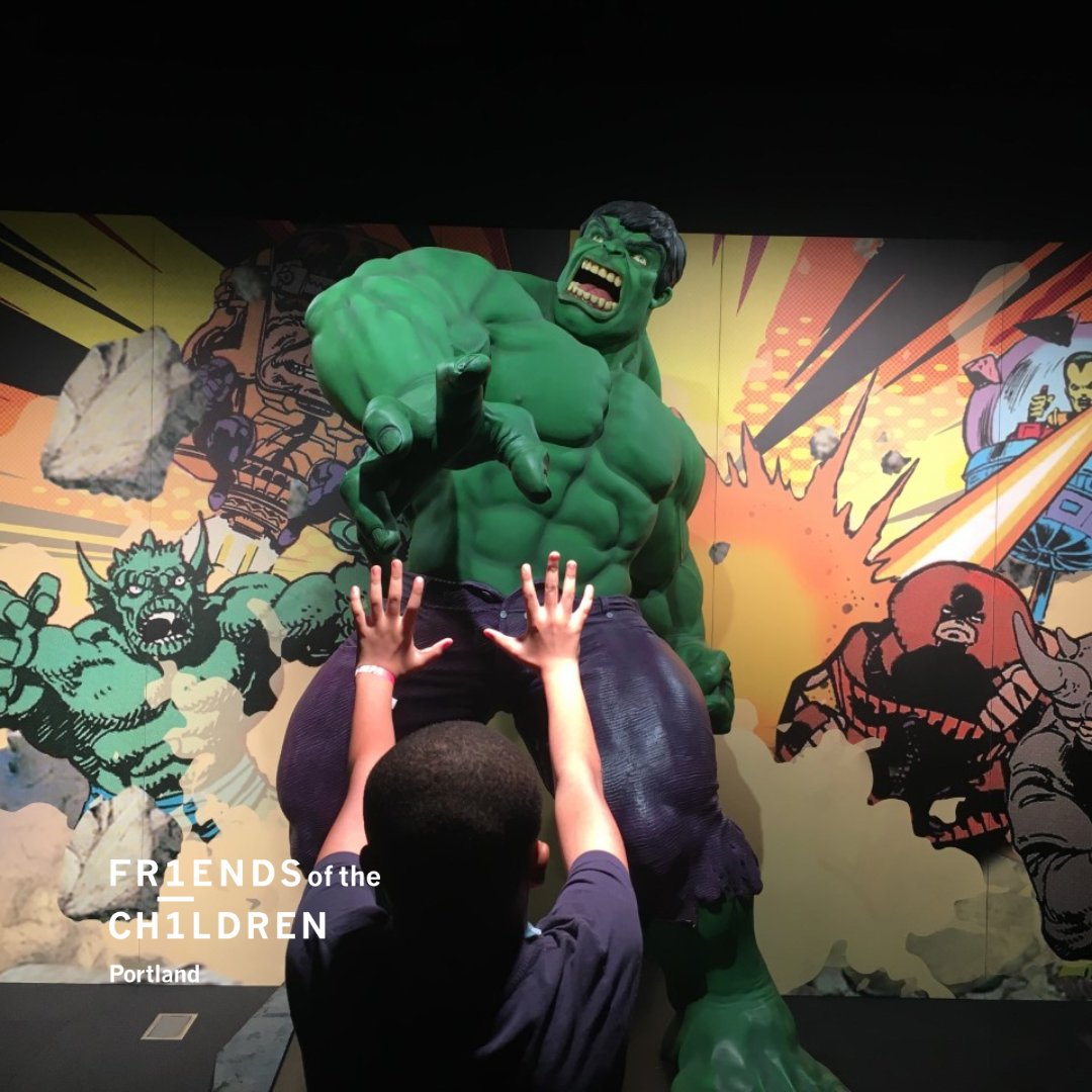 We went to the Marvel Experience at @OMSI and had an absolute BLAST learning about our favorite superheroes.