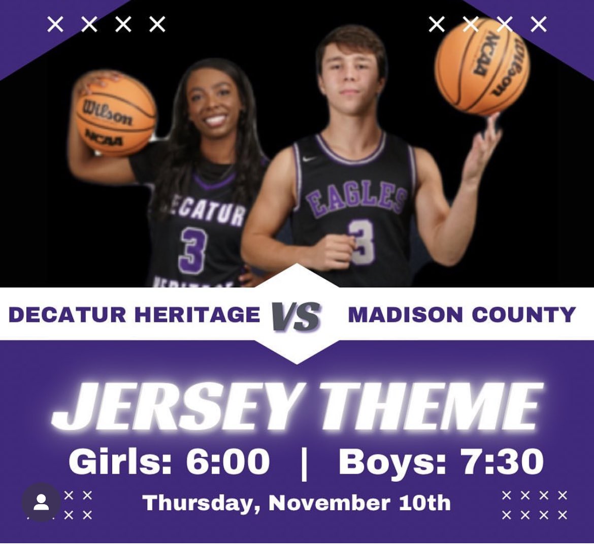 Decatur Heritage VB Basketball tweet media