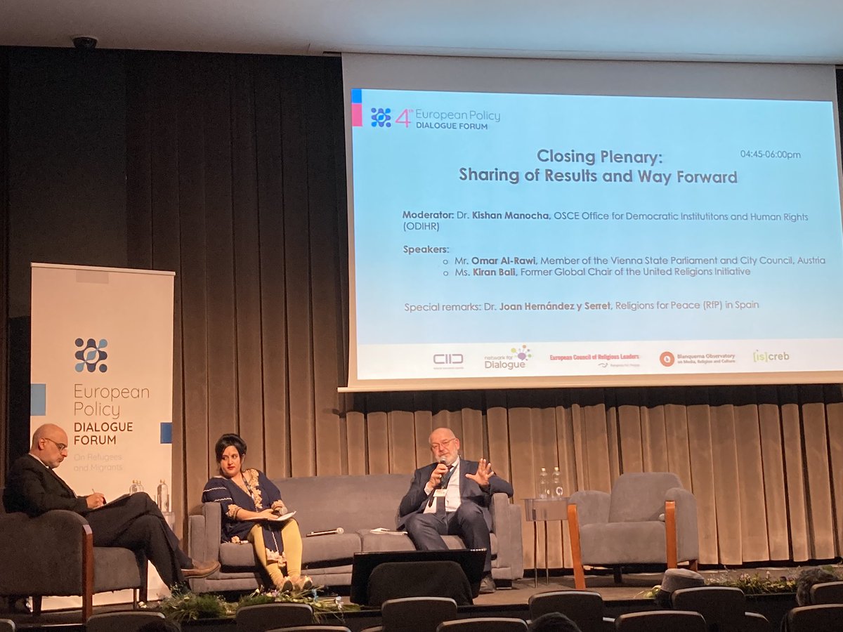 We should be building resilient cities, says Omar Al-Rawi of Vienna State Parliament and City Council in the closing panel of <a href="/KAICIID/">KAICIID</a>’s 4th European Policy Forum, referring to hate speech towards migrants is part of building that resilience.