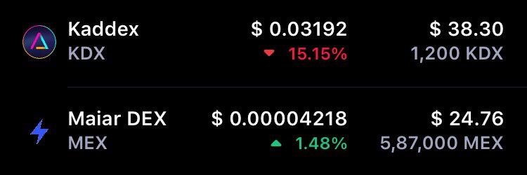 SatoshiTheLast's tweet photo. This what I’ve been buying through out the dip (just ignore $bttc 💀)Is there anything else i should add ?? 

$egld $near $icp $cake $algo $ckb $rose $ctsi $fil $iota $ftm $celr $gala $one $bttc $hve2 $mex $kdx https://t.co/IapxRoAT2b