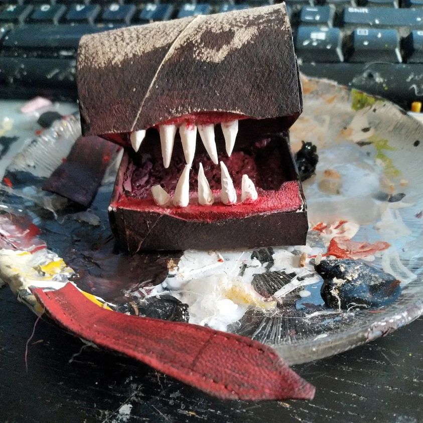 misthead's tweet image. About halfway done with this cutie :)