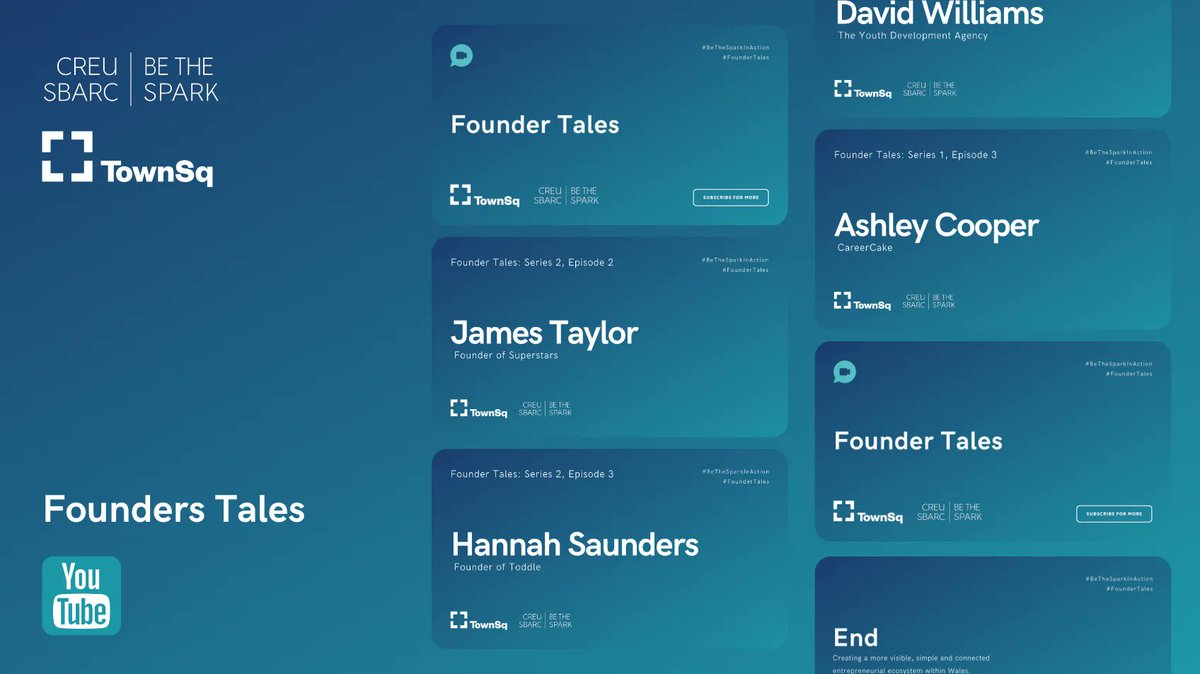Looking for something inspiring, motivating, and well worth the watch? Look no further than our #FoundersTales series featuring some of Wales top entrepreneurs! 

Go on, make yourself a cuppa &amp; make your way through BeTheSpark's YouTube series today 👇🏼

buff.ly/3G5JmuI