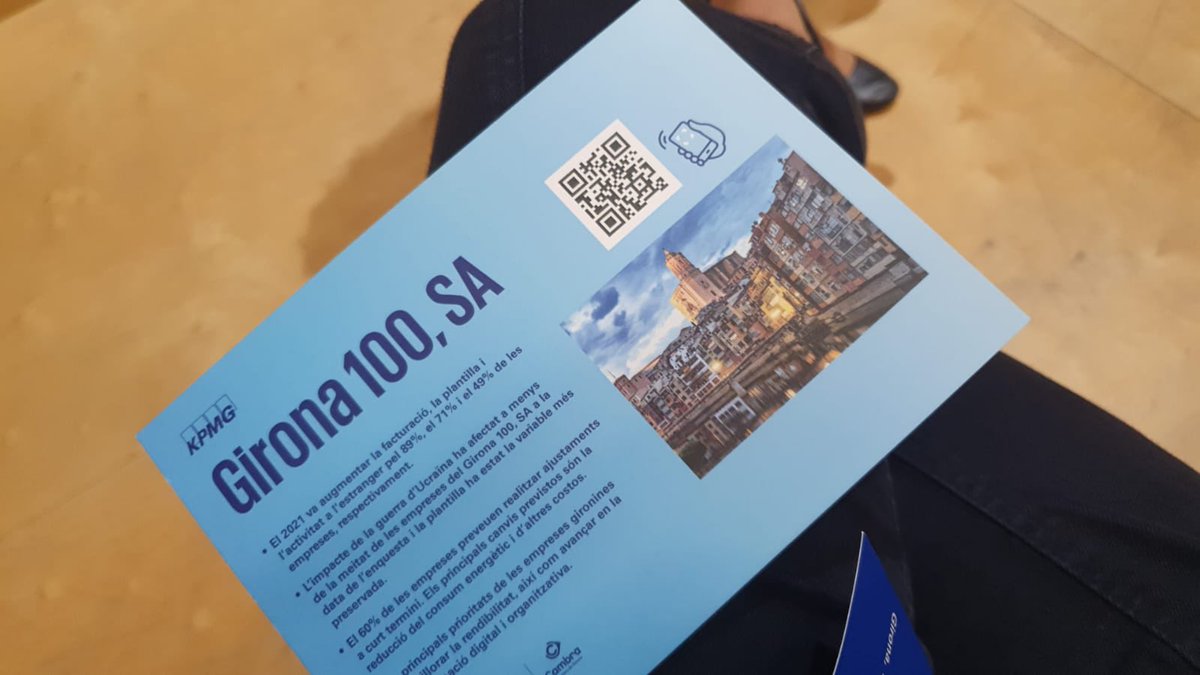 Pilar Marquès (@pilarmarquesgou) on Twitter photo Ara presentem el #Girona100SA estudi de les 100 empreses que més facturen a les comarques realitzat per <a href="/KPMG/">KPMG</a> i @udgccef Anàlisi financera i estratègica en temps de #covid19 #postcovid i #guerra a #ucraïna <a href="/univgirona/">Universitat de Girona</a> <a href="/cambragirona/">Cambra de Girona</a> Ara presentem el #Girona100SA estudi de les 100 empreses que més facturen a les comarques realitzat per <a href="/KPMG/">KPMG</a> i @udgccef Anàlisi financera i estratègica en temps de #covid19 #postcovid i #guerra a #ucraïna <a href="/univgirona/">Universitat de Girona</a> <a href="/cambragirona/">Cambra de Girona</a>