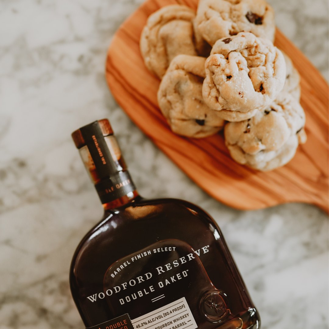 This season’s baking just got better. Woodford Reserve Double Oaked Chocolate Chip Cookies by Assistant Master Distiller Elizabeth McCall. bddy.me/3UoZI5Z