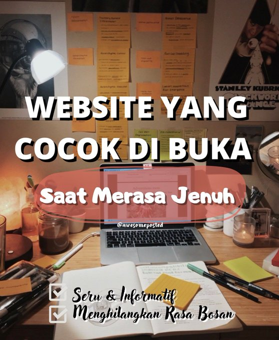 xiennaposted's tweet photo. Website anti jenuh malah nambah ilmu!🌈
__
a thread https://t.co/7UpOyGvscZ