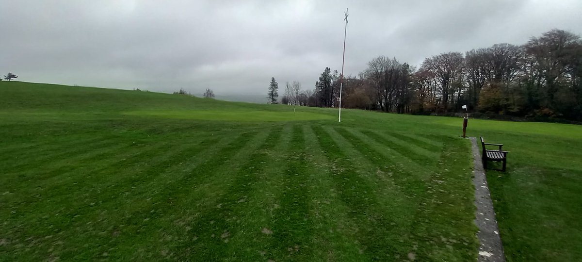 Hand cutting tees and servicing machines today, great work by the lads as always