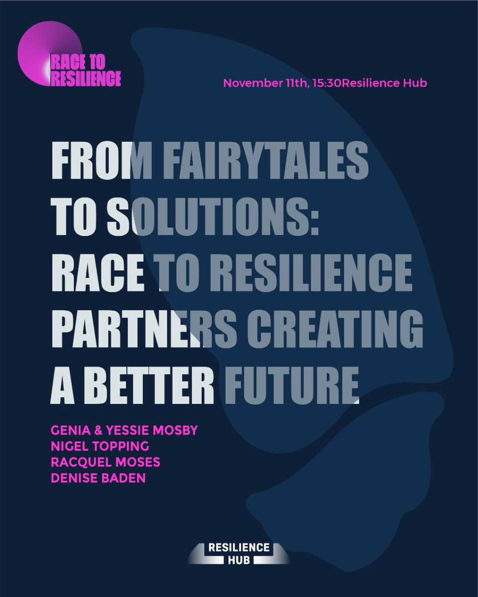 What does building resilience for 4 billion people by 2030 tangibly look like?

Join us tomorrow at the <a href="/copreshub/">copreshub.bsky.social</a> to find out.

⏰ 15:30 EET

Find out more: cop-resilience-hub.org/agenda/

#COPResilienceHub #COP27