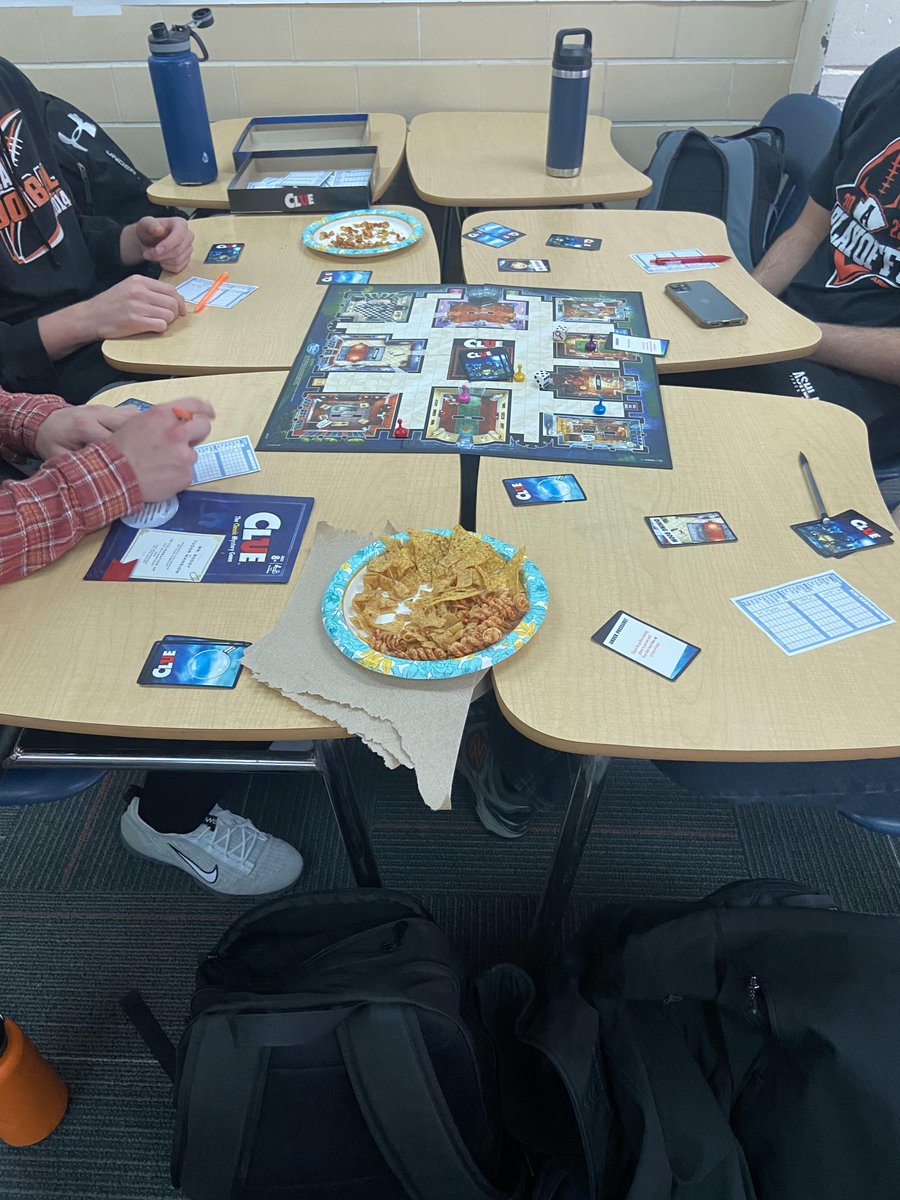 AHSguidance's tweet photo. A therapy dog, a "chick flick" with hot choc and popcorn, cross stitching, board games, food making, graffiti art making, video games and trivia were just a few of the activities our @Ashland_Arrows enjoyed on our first @PBISRewards Incentive Day. Proud of our students &amp; staff! https://t.co/nWaKEHfzwT