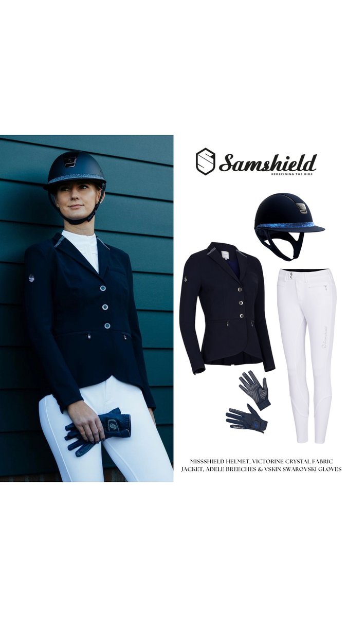 Have you ever seen such a beautiful show outfit?😍

This smart &amp; sophisticated look from @samshieldofficial is everything you need this season💎 Like if you’re loving the blue glitter vibe rn💙 

Shop the look👉 link in bio!