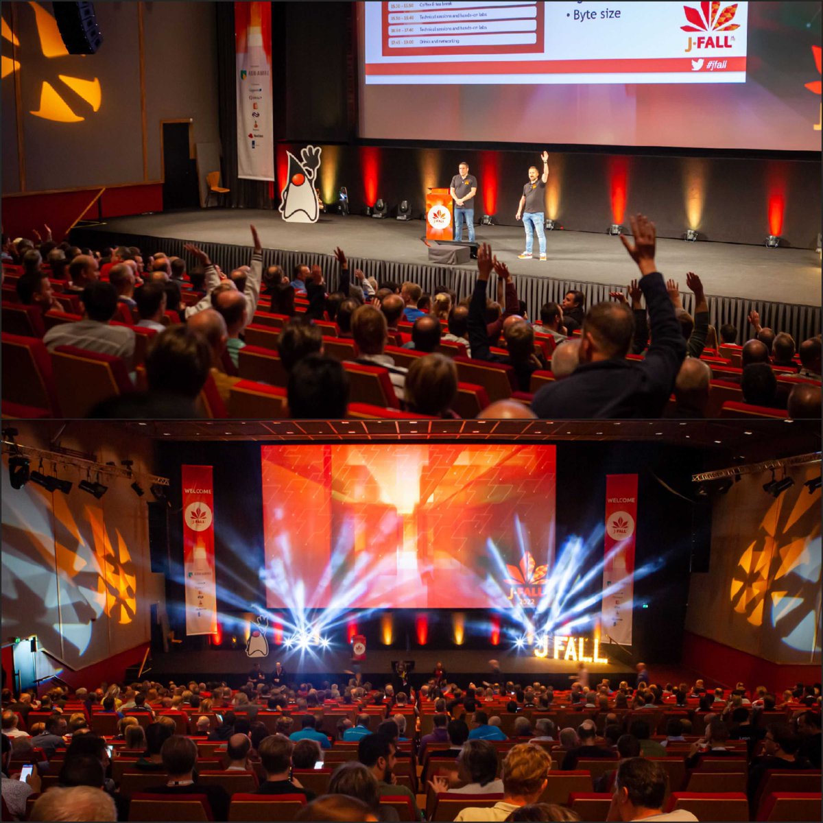 nljug's tweet image. Here's a handfull of J-Fall pictures which takes you back to the event itself! We're making a selection to post on the jfall.nl website. Stay tuned for the aftermovie and session recordings. #JFall #Java #conference #event