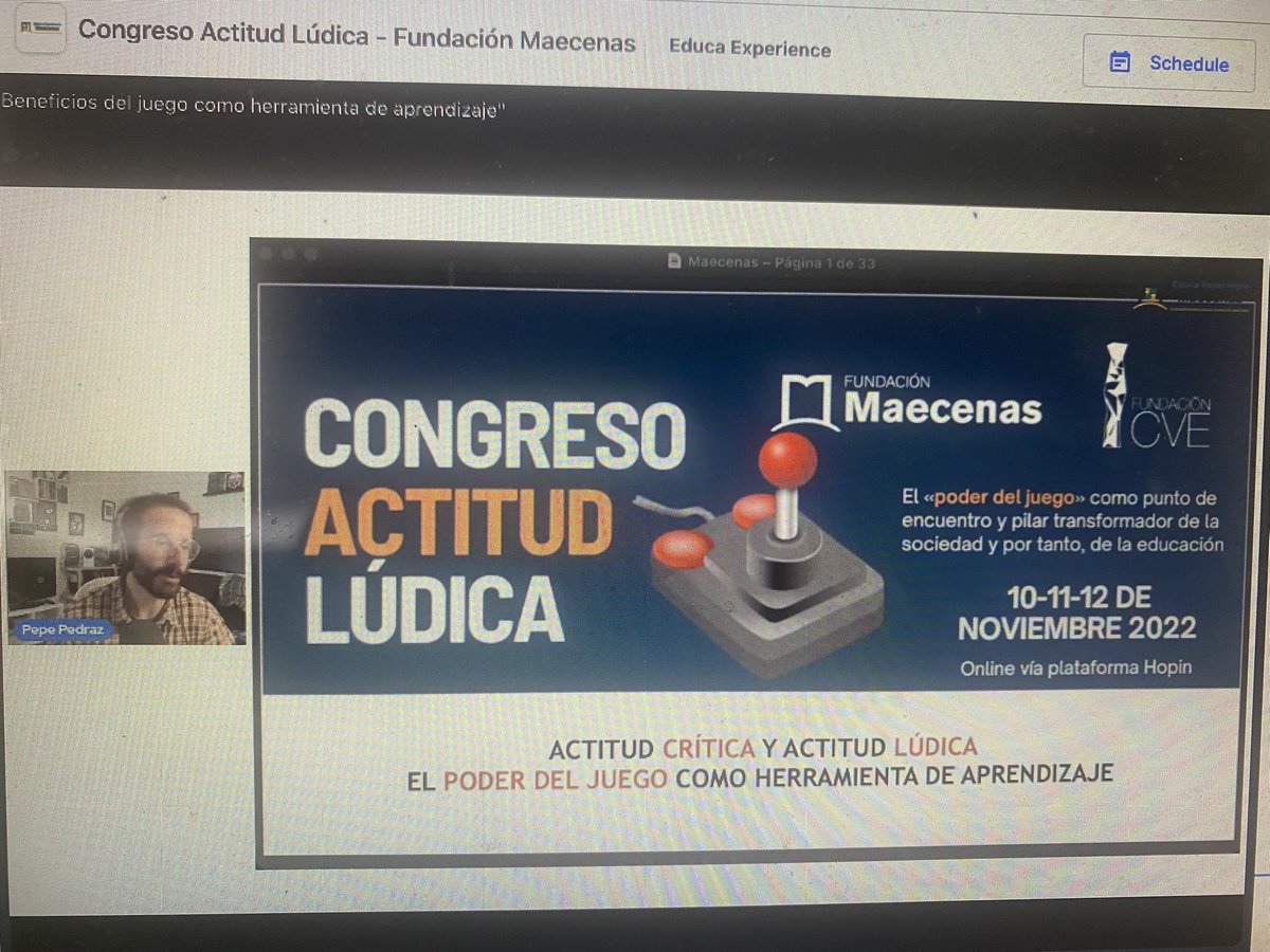 Arranca el Congreso Actitud Lúdica Maecenas!!!!! 🔝🔝🔝🔝🔝🔝🔝100% online. <a href="/MaecenasEyC/">Maecenas Educación</a> <a href="/Maecenas4/">MAECENAS EDUCACION</a> <a href="/gogos20/">Miquel Flexas</a>