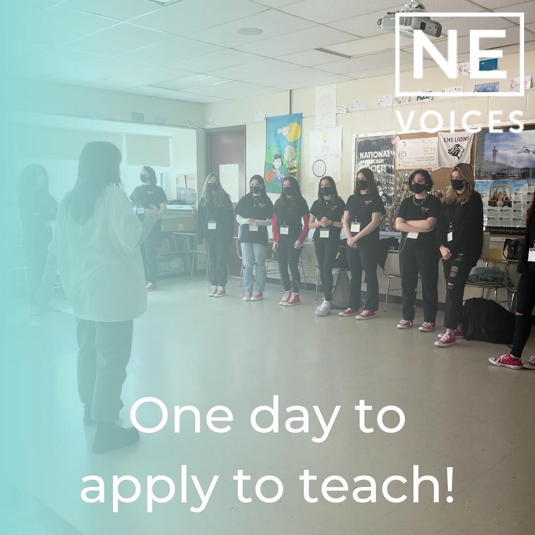 The deadline to submit to compete AND to apply to teach at #nevoices2023 is TOMORROW, Friday November 11! Be sure to submit at ne-voices.com!