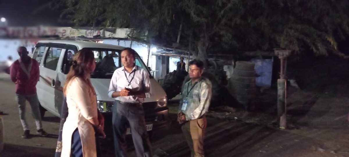 Under the guidance of resp DDO sir ,expenditure cell SST static surveillance team monitor and checking at the key junctions for free fair n transparent election .. SST team at fathepura chokadi, khambhat with videographer n police personnel <a href="/DDO_Anand/">DDO Anand</a> <a href="/AnandElection/">DEO Anand</a> <a href="/CEOGujarat/">Chief Electoral Officer, Gujarat</a>