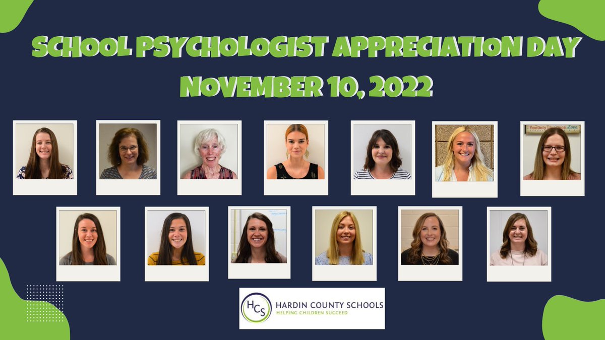 Our school psychologists are instrumental in student success!  

Today is National School Psychologist Appreciation Day!  Please help us thank our tremendous school psychologists for their hard work!!