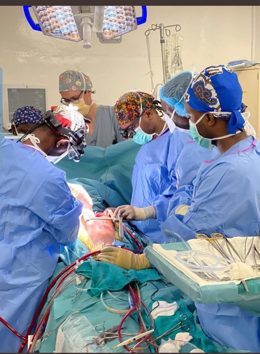 Our very own #Rwandan Dr <a href="/Musonimaurice1/">Musoni maurice</a> perfomed the first ever independent cardiac surgery case in #Rwanda. Congrats to the entire <a href="/kfaisalhospital/">King Faisal Hospital Rwanda</a> team! 🇷🇼
