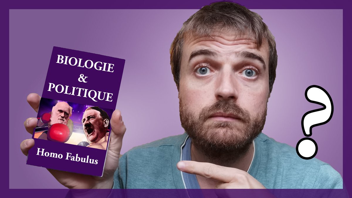 Voulez-vous un livre « Biologie et politique » qui reprendrait les sujets traités dans ma dernière vidéo ? Je lance une campagne Ulule pour le savoir : fr.ulule.com/livre-homofabu…

Livre poche, grand public, 200 pages, 10€.
N’hésitez pas à retweeter si vous voulez que ça se fasse !