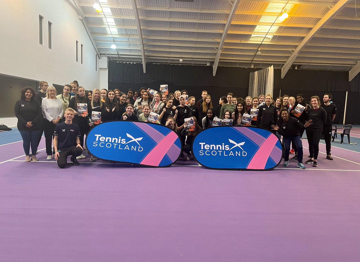 Tennis Leader Training 🎾

In celebration of the <a href="/BJKCup/">Billie Jean King Cup</a> being played at the Emirates Arena this week, we hosted tennis leader training with local secondary schools across Glasgow this morning.

Thank you to all the students and teachers who took part 🙌