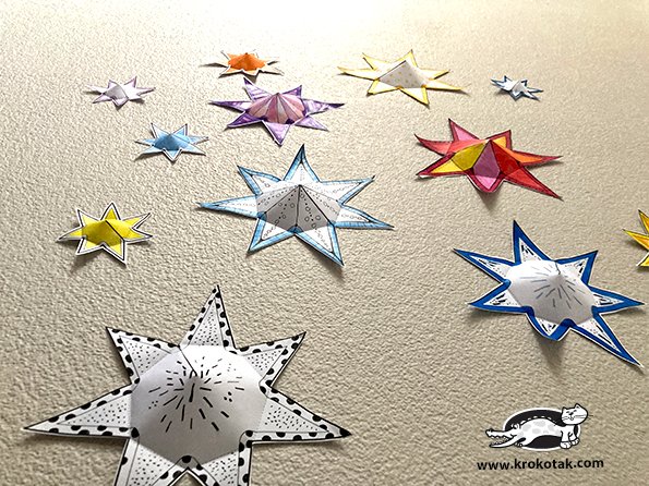 krokotak  Big paper stars