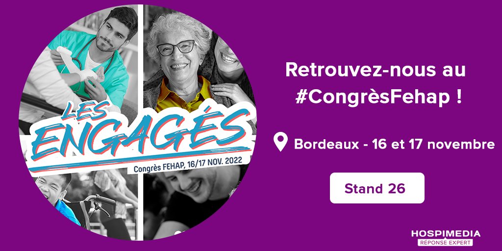 ReponseExpert's tweet photo. Nous serons à Bordeaux les 16 et 17 novembre aux côtés des établissements privés solidaires. 👩🏽‍⚕️ Vous rencontrez des problématiques juridiques ? Venez rencontrer notre équipe stand 26 !

Retrouvez le programme ici👉🏼 https://t.co/LRYMonOOHj

#CongresFEHAP #FEHAP https://t.co/tGnLglindG