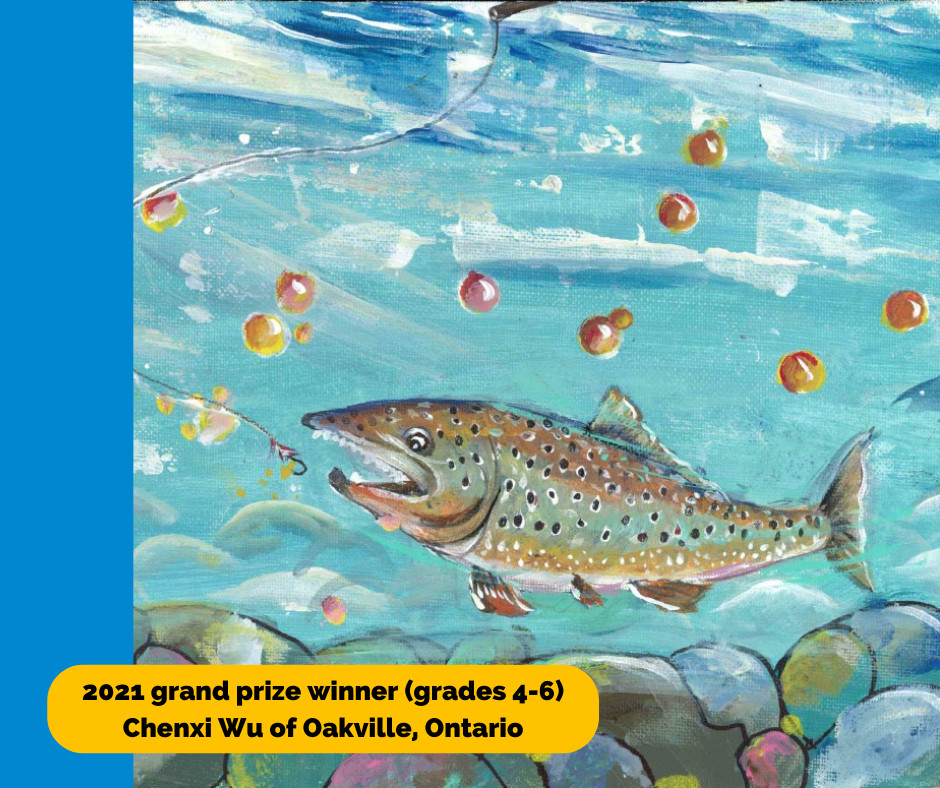 FishWildlifeON's tweet photo. It’s the 20th annual Kids’ #FishArtContest!
Take a look at some of our previous winners’ artwork!
Want to enter? Visit https://t.co/mtWpg4Uokn
#KidsFishArt2022 #KFA2022 #FishArt #ArtContest #KFA #Contest #OntarioArtist https://t.co/iH8yeBSxEO