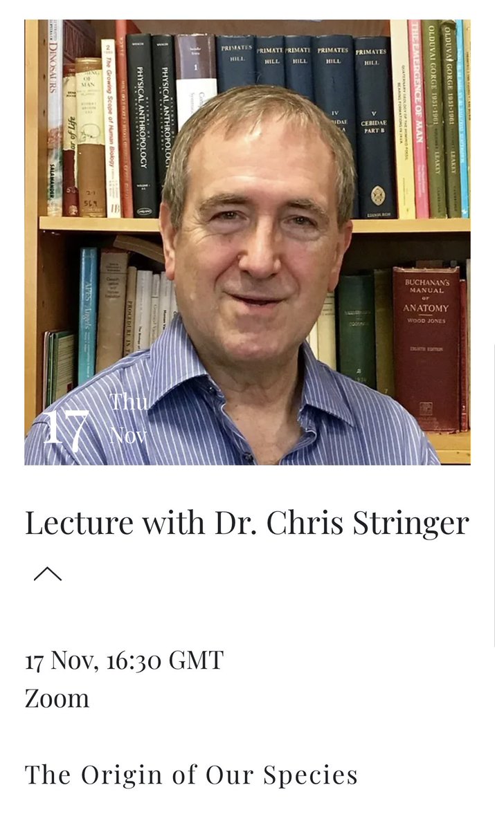The Archaeological Field Club (@thearcfieldclub) on Twitter photo Please join us next Thursday at 4:30p.m. to learn about āThe Origin of Our Speciesā from Prof. Chris Stringer. Register for the talk on our website: archaeology.uk.com <a href="/ChrisStringer65/">Chris Stringer</a> <a href="/UCamArchaeology/">Cambridge Archaeology</a> <a href="/MAACambridge/">Museum of Archaeology and Anthropology</a> @WrldOfPaleoAnth <a href="/CamBioanth/">CambridgeBioAnth</a> Please join us next Thursday at 4:30p.m. to learn about āThe Origin of Our Speciesā from Prof. Chris Stringer. Register for the talk on our website: archaeology.uk.com <a href="/ChrisStringer65/">Chris Stringer</a> <a href="/UCamArchaeology/">Cambridge Archaeology</a> <a href="/MAACambridge/">Museum of Archaeology and Anthropology</a> @WrldOfPaleoAnth <a href="/CamBioanth/">CambridgeBioAnth</a>