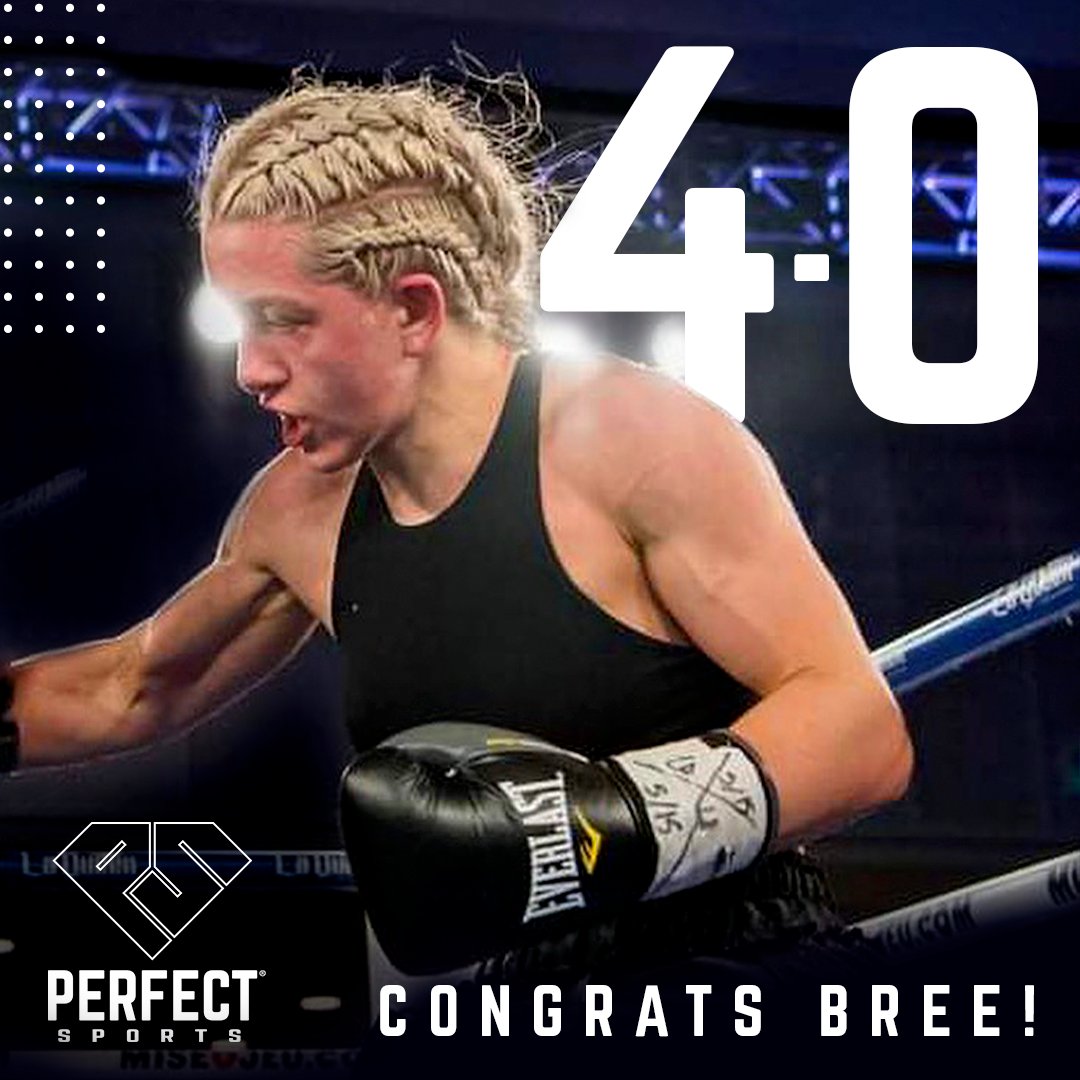 perfectsportsTM's tweet photo. CONGRATS to our very own Bree "BAM BAM" Howling on her 4-0 VICTORY! 🥊🙌
#BEGREAT #perfectsports #BamBam #bree #breehowling #howling #lighthouse #againsttheropes #undercardbout #champion #4rds #inspiration #motivation #inspire #success #goals #lifestyle #NoExcuses https://t.co/8O4Wvi72HO