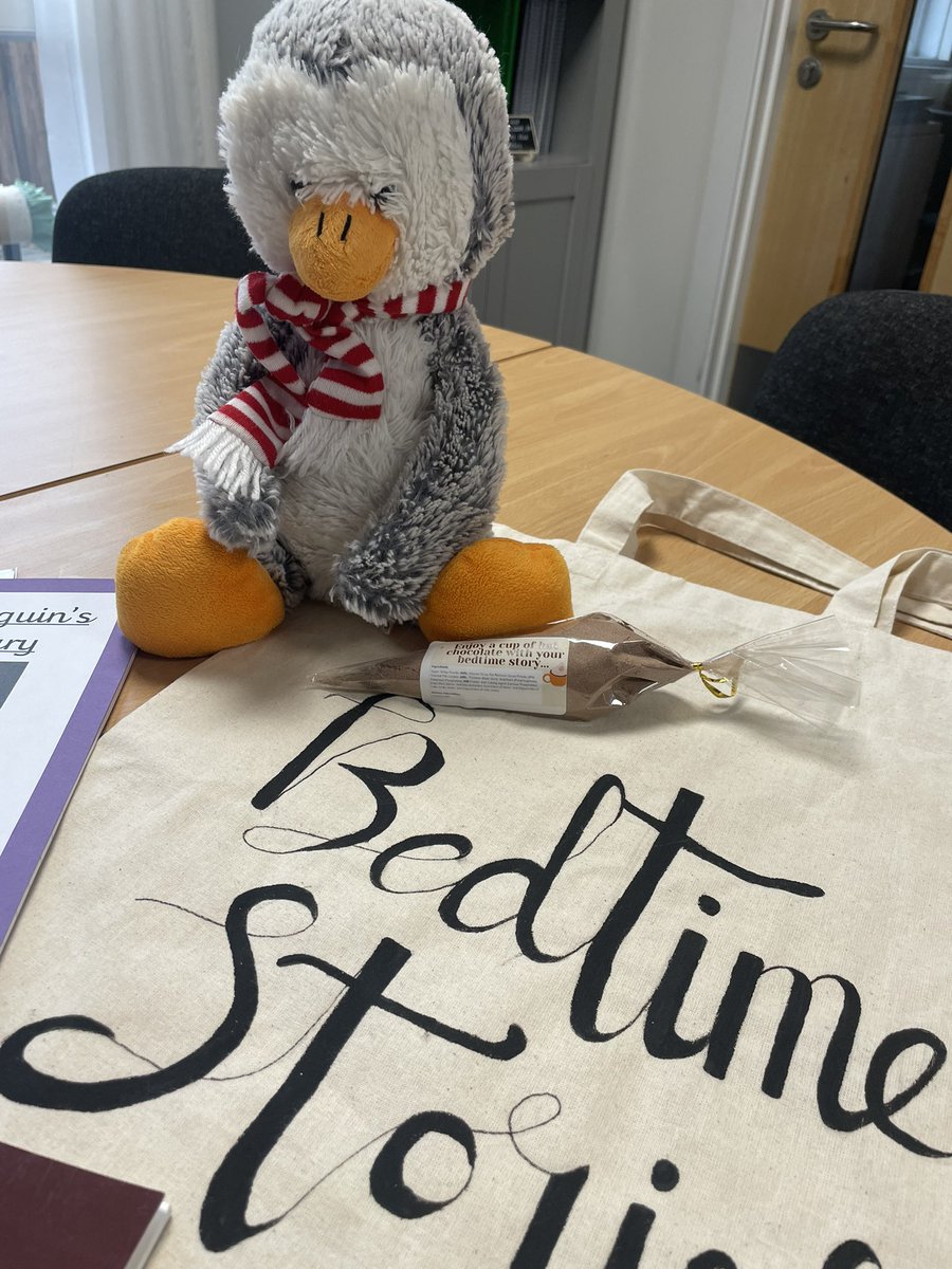 The bedtime story bags are all set up and ready to be sent out to KS1 and EYs this week! ✨ Encouraging a love of reading and shared experiences of reading with loved ones 📚 (and you can have a nice hot chocolate with it too ☕️) Inspired by <a href="/artofearlyyears/">Helen Bartle</a> 💕#loveofreading