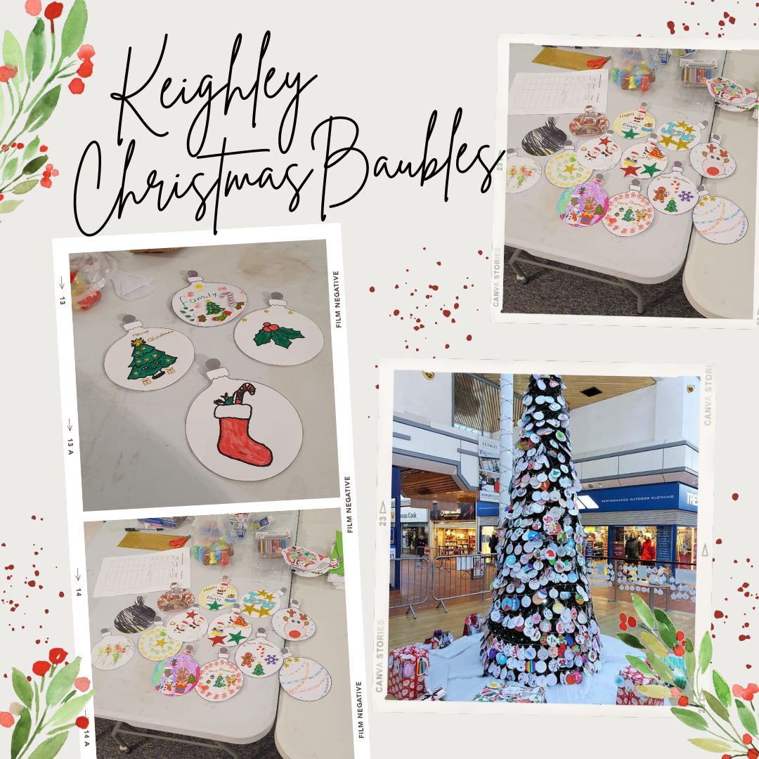 Join our friends at the Keighley Christmas Baubles. Create yours at home or at a group workshops and enjoy a social whilst you make.
Check out @keighleychristmasbaubles on Instagram or Facebook for full details!
#keighleycreative #keighleychristmasbaubles #christmas #workshop