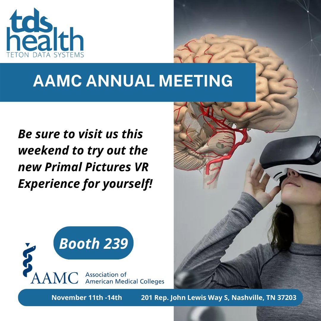 The AAMC Annual Meeting is just days away😎 Be sure to register your spot before it's too late!

Link to Register:
web.cvent.com/event/ae816afb…

#AAMC22 #anatomy #education #learningtools #TDSHealth