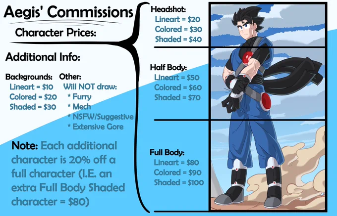 MY COMMS ARE OPEN!!!

Send me a DM if you're interested! 