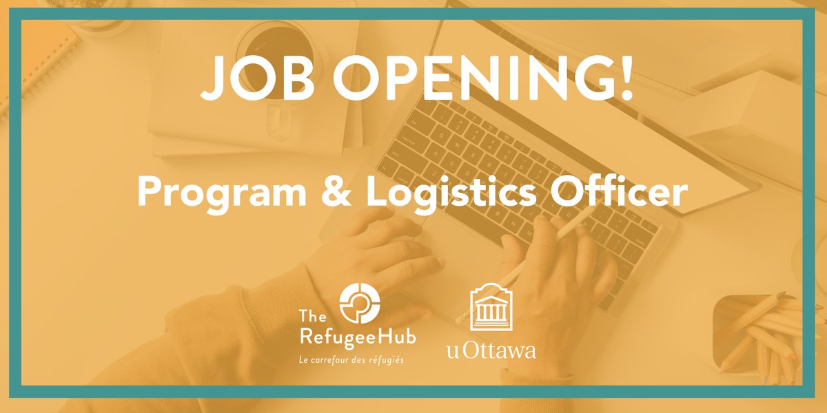 📣We are looking for a Program &amp; Logistics Officer to help support the advancement of the Managing Director’s priorities and our organization’s policy and knowledge generation work.

⏰ Deadline: November 29, 2022

Apply here ➡️ : refugeehub.bamboohr.com/careers/34
