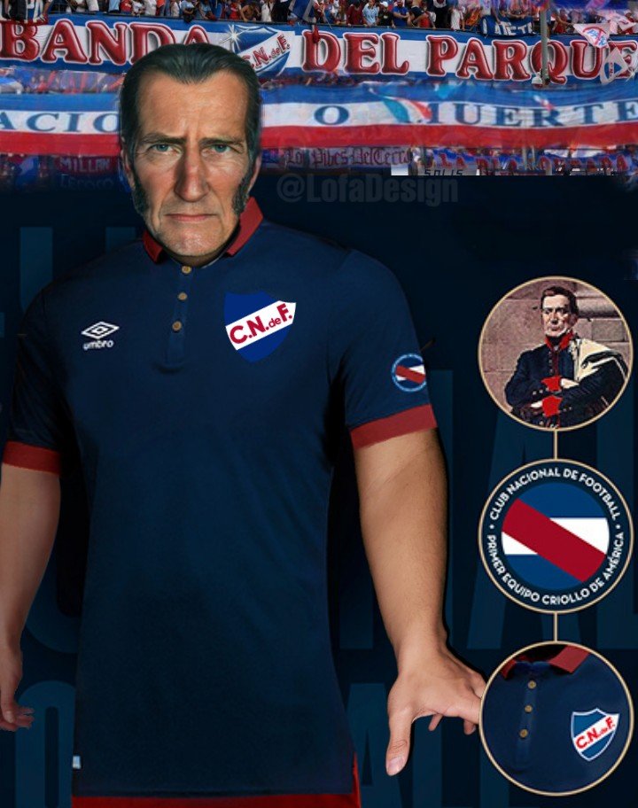 Don José Gervasio Artigas ya se puso la camiseta del hincha.
<a href="/Nacional/">Nacional</a> cuando vuelve usar está casaca?
Y cuando vuelve a la venta <a href="/UmbroUruguay/">Umbro Uruguay</a> ?
🔵⚪🔴✌🏾