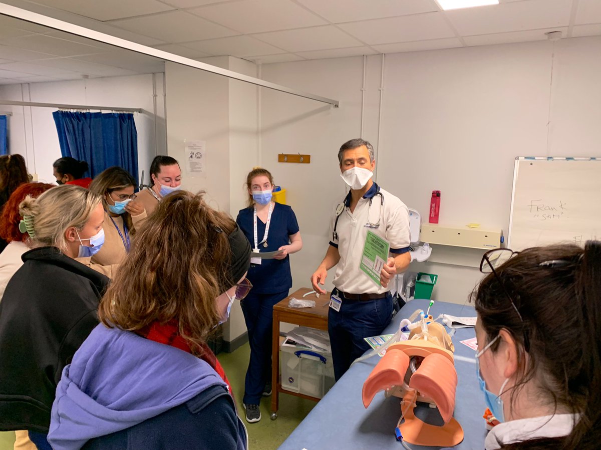 Sarah_Physio_'s tweet photo. Well done to our specialist tracheostomy MDT delivering an excellent tracheostomy study day today! @arleneb33 @PykeSiobhan @BHPhysioCPD @Beaumont_SLT https://t.co/zwfNx2oT3k