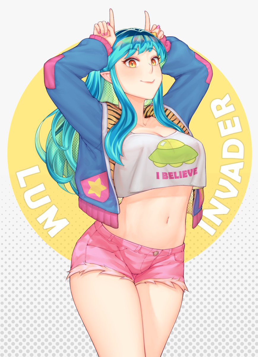 mystra77's tweet photo. Prepare for the alien invasion with Lum, from Urusei Yatsura! https://t.co/vOp2WJLHrq