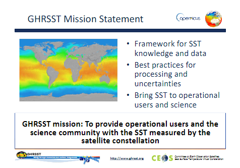 GHRSST's tweet photo. Are you curious about GHRSST? What GHRSST does and is? Here's a very quick intro on #GHRSST work #SST measures from satellite constellation https://t.co/L52g2G9xPL #GHRSST23 Thanks to @annegocarroll @dmidk @HHchiara @JacobHoeyer and Ioanna Karagali https://t.co/Jp7F7n7YOm