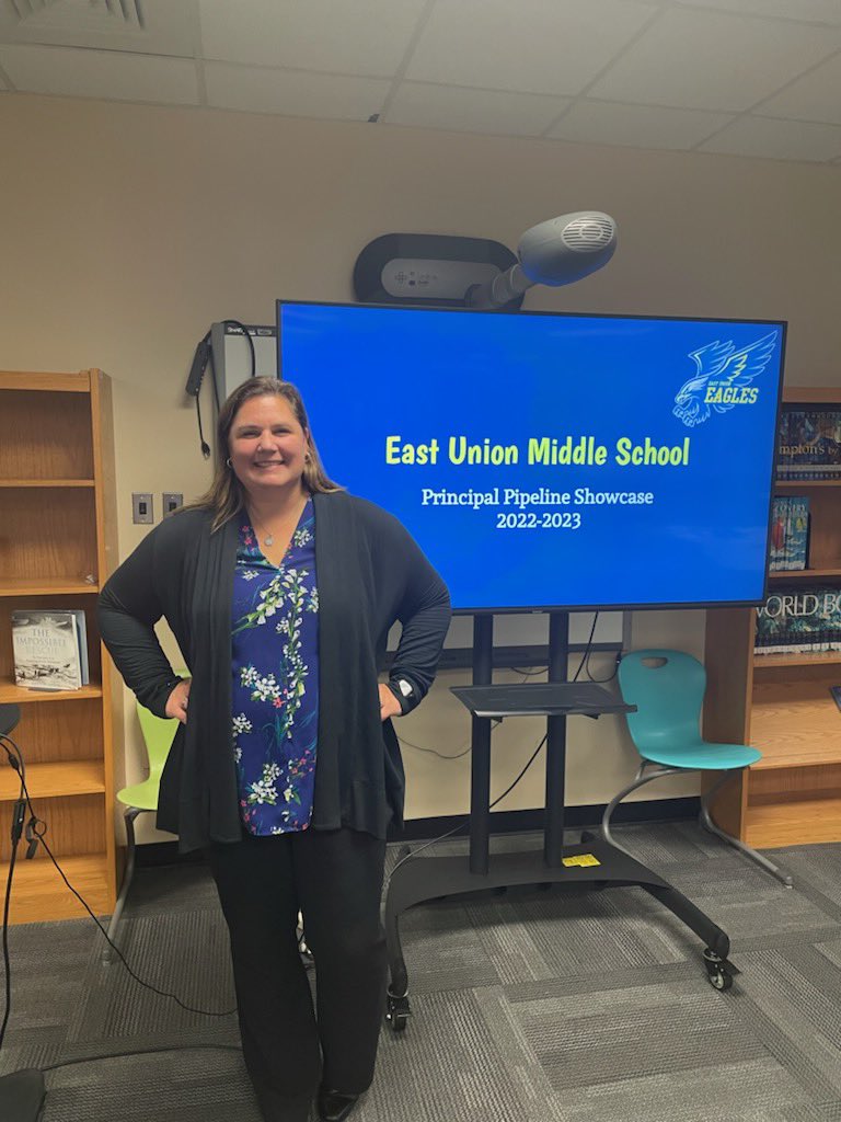 Renee_McKinnon1's tweet photo. Today, we visited @EastUnionMSNC. We are super proud of Ms. Kelly Blakney as she hosted her AP colleagues for a Principal Pipeline Academy session. She showcased the EUMS intervention instructional block. Outstanding job @KellyNoBl! @UCPSNC 
@AGHoulihan @croffut_ci 
#leadUCPS https://t.co/s1ArMt529b