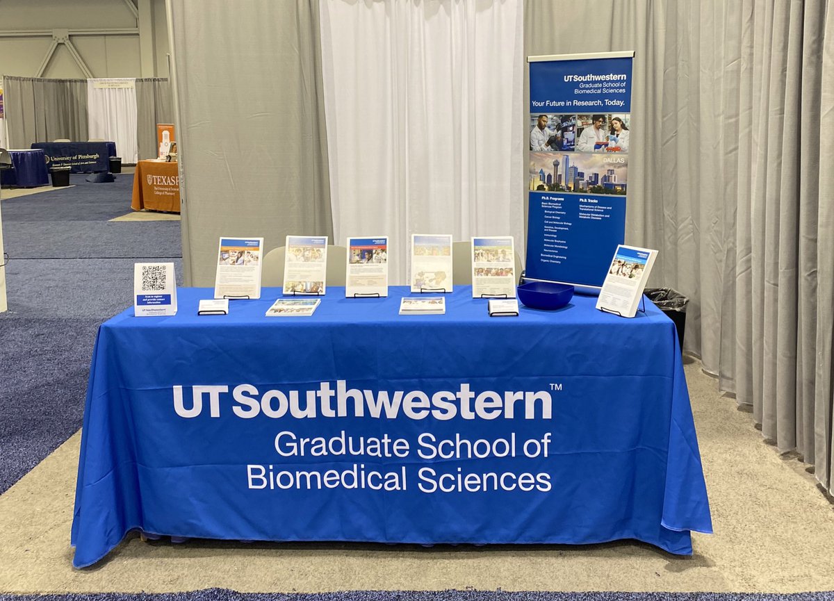 ADiaz_PhD's tweet photo. Attending the #ABRCMS2022 Conference? 

Visit @UTSWGradSchool (booth #464) to meet our faculty &amp; students and to learn about our summer, postbac, PhD, MDPhD, postdoc programs.

@ADiaz_PhD @TAAASatUTSW @SACNASatUTSW @UTSW_ostem @TambarLab @UTSW_PROVIDES https://t.co/0Cb3Y51htN