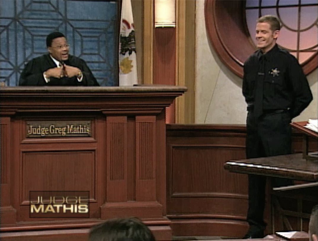 #tbt This was taken during Doyle’s first season of Judge Mathis. I’ve been reading some of your comments Folks. Yes, Doyle is still the bailiff. lol He just took a vacation, but he’s back at work now.