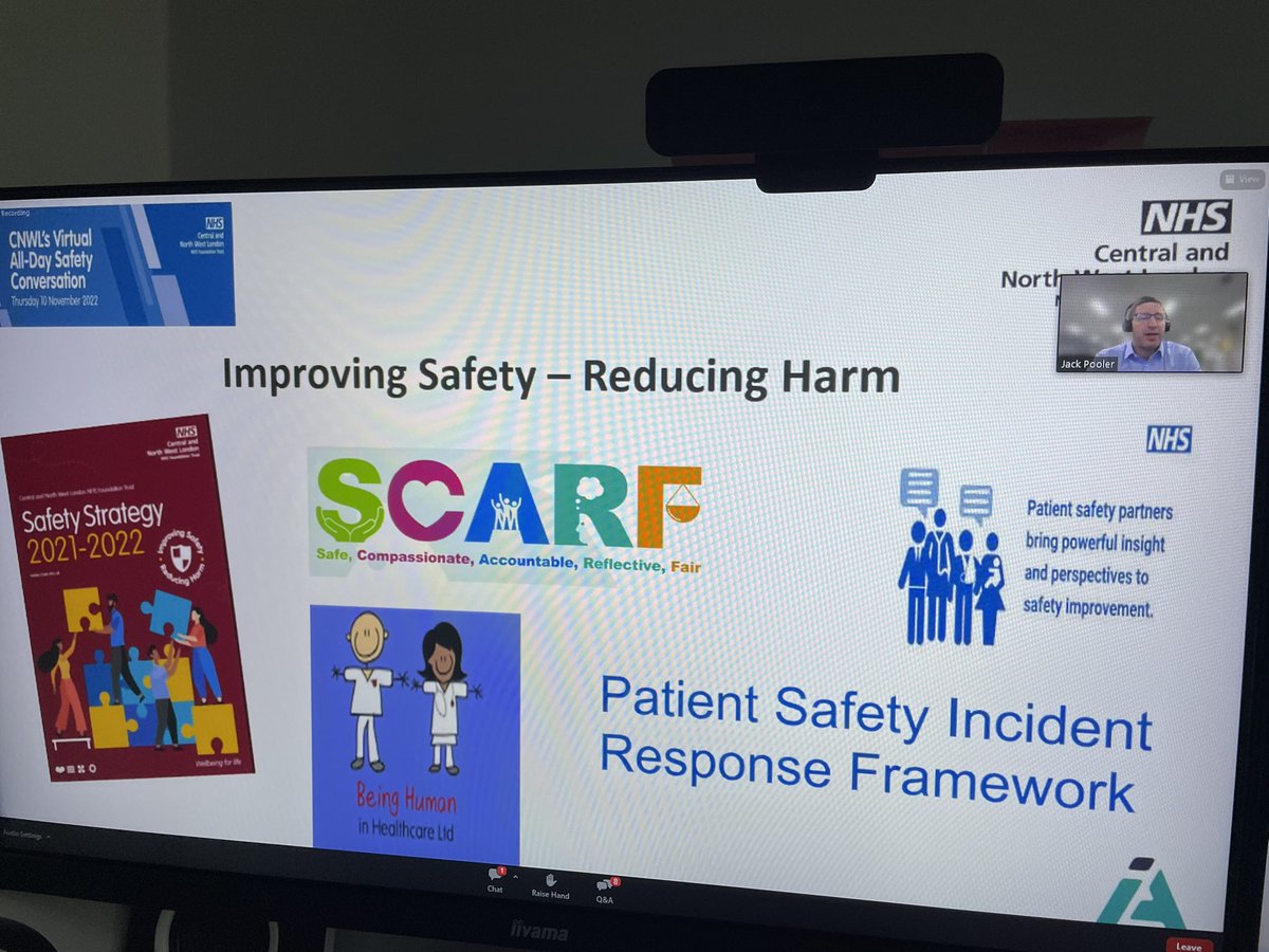 ClinicalEdCNWL's tweet photo. Human factors featured across a number of presentations at the CNWL patIent safety conversation day today @CNWLNHS @CNWLImprovement @being_ltd https://t.co/gDPkrhWzci