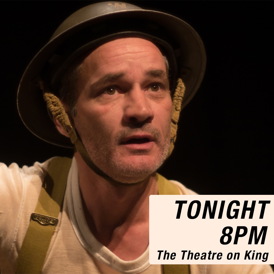 See you TONIGHT at Unexploded Ordnance! 🪖⁠

Nov 9 - 12 @ 8pm
MASKS required &amp; provided

Tickets, details &amp; content warnings @ eventbrite.ca/e/unexploded-o…

#ptbo #peterborough #theatre #performance #ptbotheatre #peterboroughtheatre #remembranceday #remembrancedaytheatre