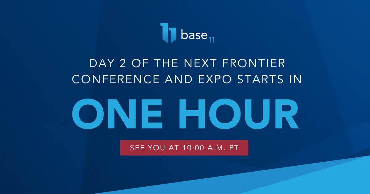 base11STEM's tweet image. It is day 2 of the Next Frontier Conference and Expo. See you at buff.ly/3VFNg2H at 10:00 a.m. PT to hear from awesome speakers like Keith Kirkland, founder of WearWorks; authors Rosa Wang and Pauli The PSM.
See you at 10:00 a.m. PT at !