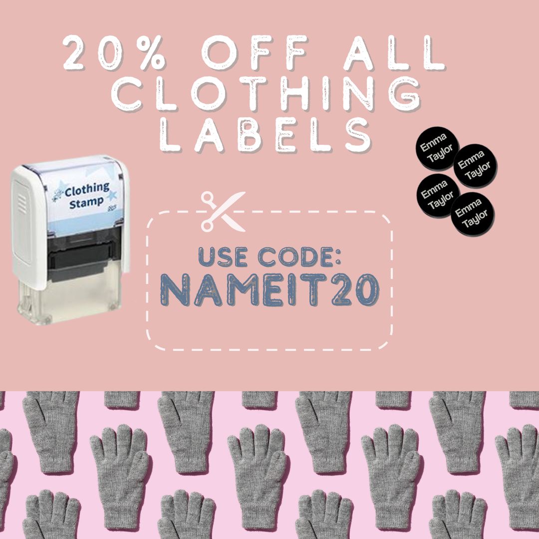 easy2nameit's tweet photo. 🚨OFFER ALERT🚨 

Gloves🧤, scarfs🧣, coats🧥 - LABEL THEM ALL!

Use the code: NAMEIT20 to get 20% off in all clothing labels*✨ 
*Offer does not apply to multipacks! https://t.co/BAGD29u8ux