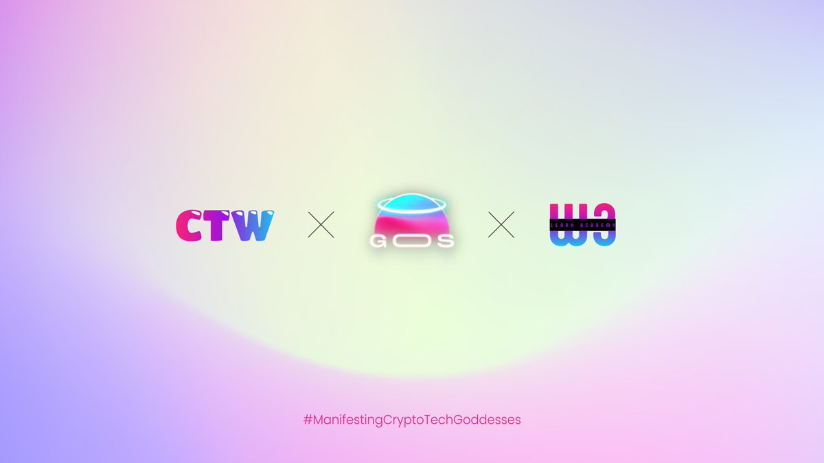 GoddessesOfSun's tweet photo. Gm! @GoddessesOfSun joins forces with @CryptoTechWomen in their mutual mission of onboarding &amp; empowering more women in web3.🤍

Because, Web3 would be boring without us #CryptotechGoddesses 🦹‍♀️☀️ https://t.co/s4lmEqbYz0