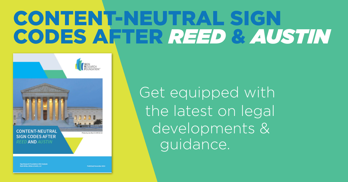 ISAVitalSigns's tweet image. Ensure sign codes are compliant with federal regulations with this new report from @signresearch. The report defines what a content-neutral sign code is and provides guidance on regulating on-premise vs. off-premise signs. hubs.ly/Q01s11XM0 #signs #signcodes