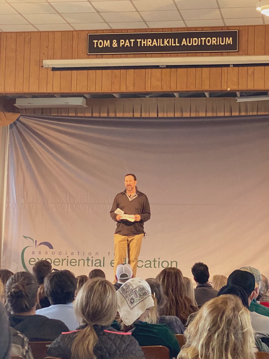 sam_steiger's tweet photo. Steve Smith-@outdoorrisk Near death experiences and imposter syndrome and the insecurities that follow. If you don’t own your story, your story owns you. #AEE50 @AEEintl #ActivatEE https://t.co/19xBjDrhUw
